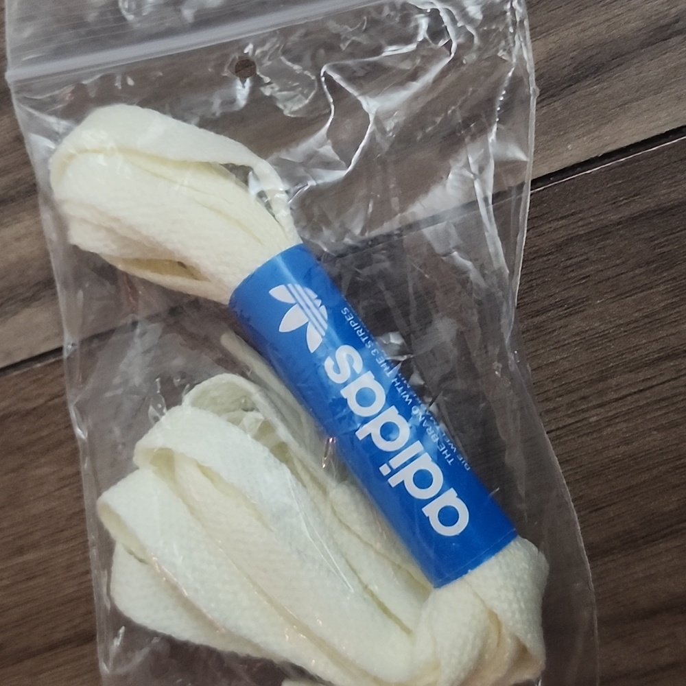 $2 Add-on,  Adidas Off-White Shoelaces Extras, 52"